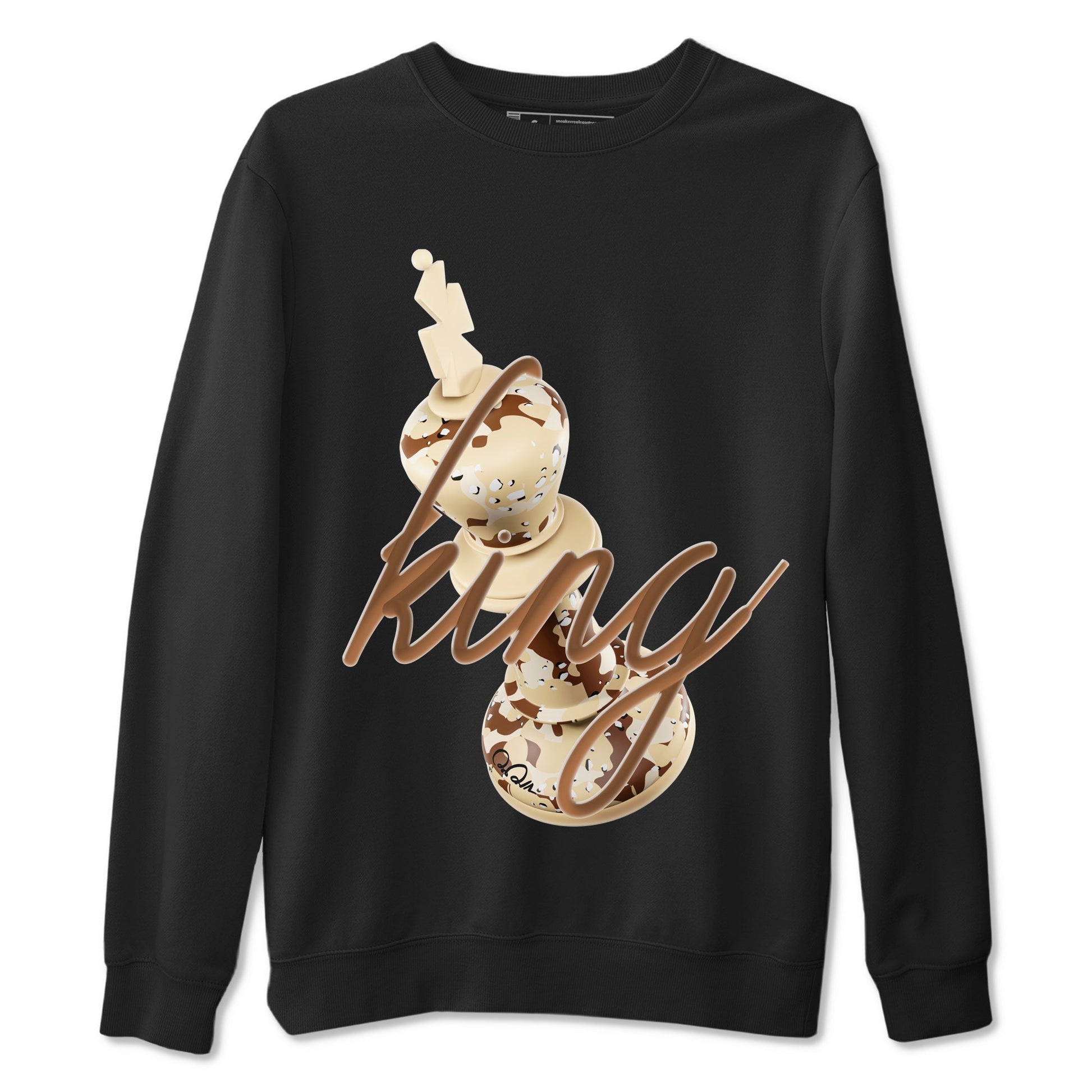 AJ3 Desert Camo shirts to match jordans 3D King sneaker match tees Air Jordan 3 Desert Camo SNRT Sneaker Tees streetwear brand Black 2 unisex cotton tee