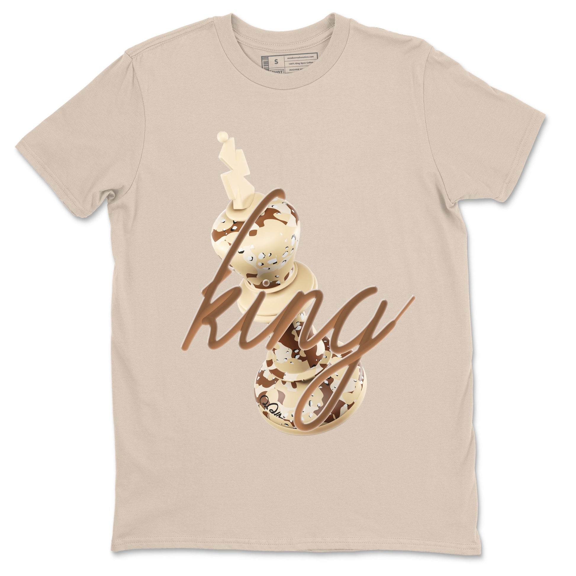 AJ3 Desert Camo shirts to match jordans 3D King sneaker match tees Air Jordan 3 Desert Camo SNRT Sneaker Tees streetwear brand Sand 2 unisex cotton tee