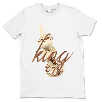 AJ3 Desert Camo shirts to match jordans 3D King sneaker match tees Air Jordan 3 Desert Camo SNRT Sneaker Tees streetwear brand White 2 unisex cotton tee