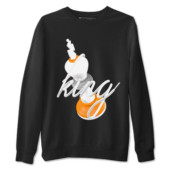 3s Georgia Peach shirt to match jordans 3D King sneaker tees Air Jordan 3 Georgia Peach SNRT Sneaker Release Tees unisex cotton Black 2 crew neck shirt