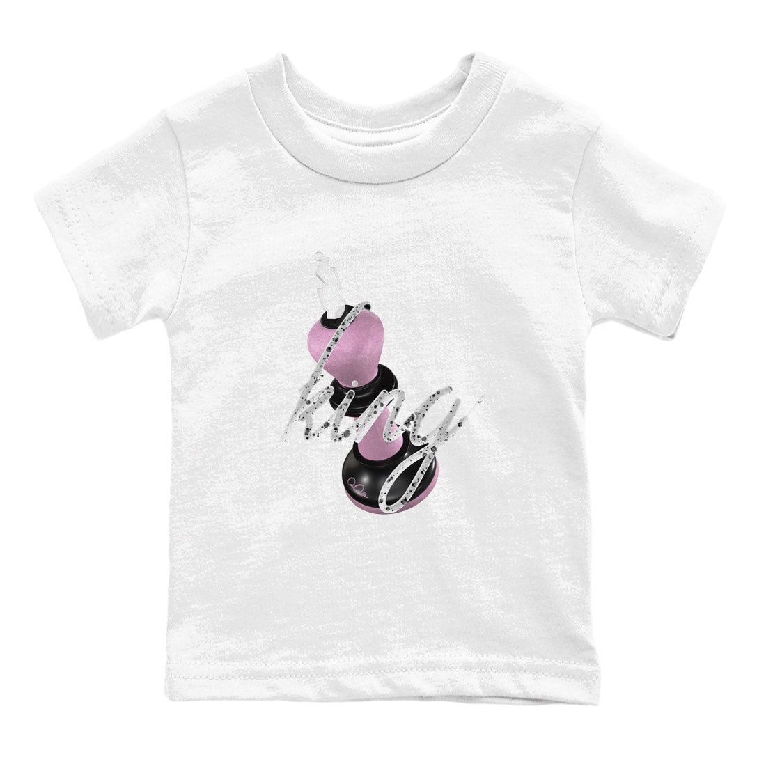 4s Retro Orchid shirts to match jordans 3D King sneaker match tees Air Jordan 4 WMNS Orchid match shoes to clothes SNRT Sneaker Tees Youth Baby White 2 tee