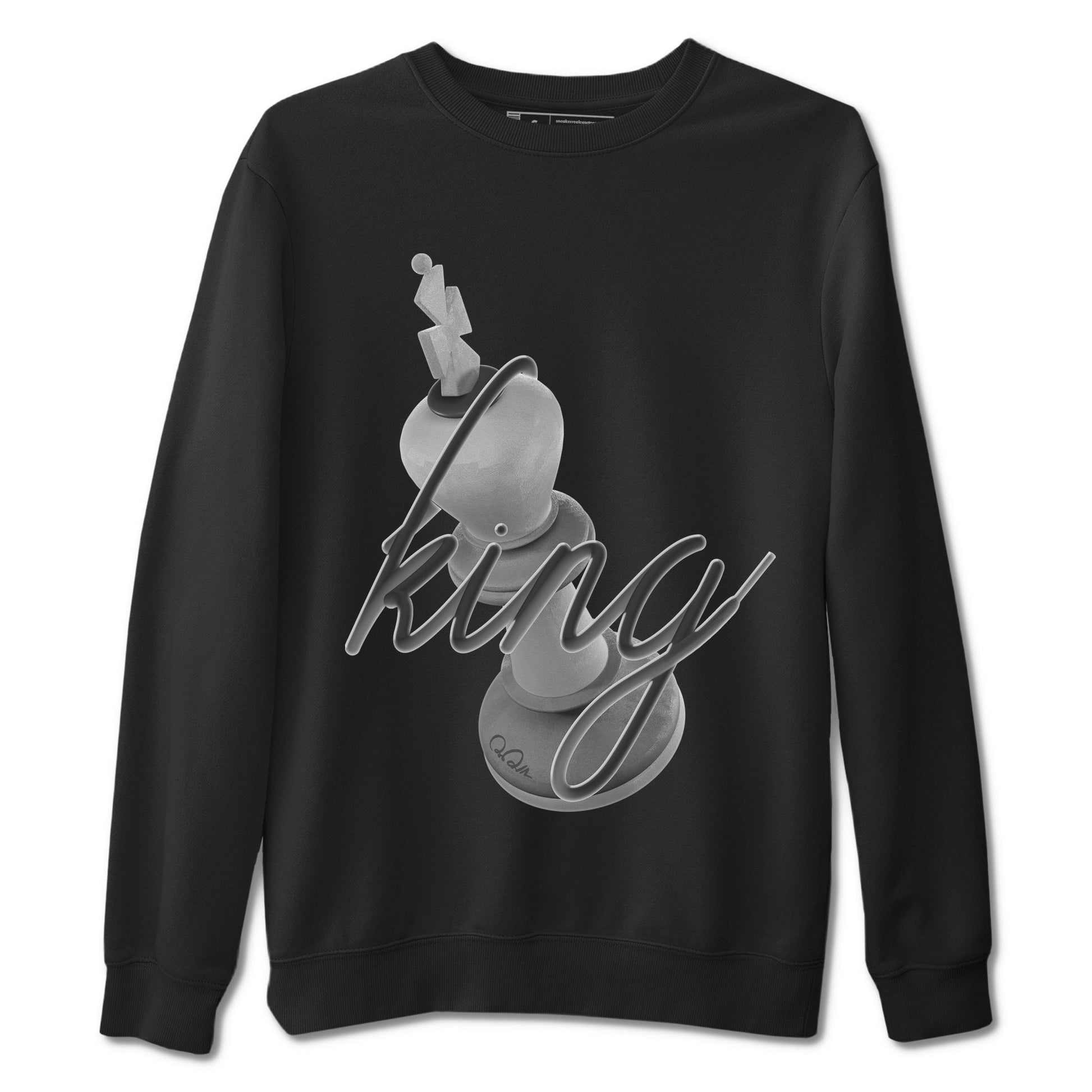 4s Wet Cement shirts to match jordans 3D King sneaker match tees Air Jordan 4 SE Wet Cement SNRT Sneaker Release Tees unisex cotton Black 2 crew neck shirts