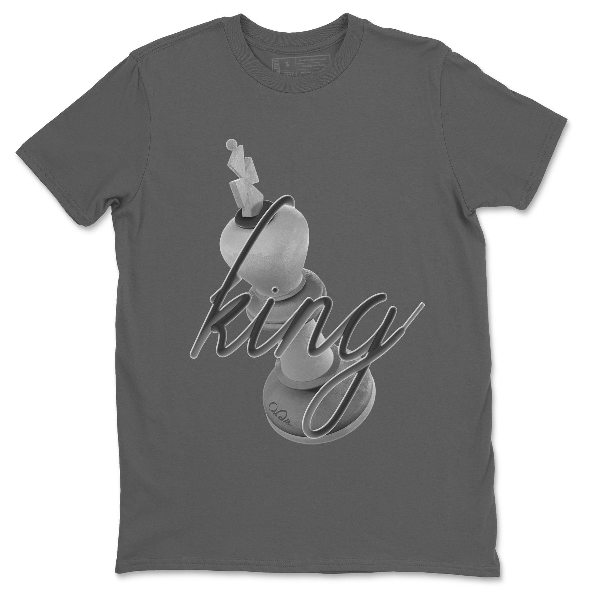 4s Wet Cement shirts to match jordans 3D King sneaker match tees Air Jordan 4 SE Wet Cement SNRT Sneaker Release Tees unisex cotton Cool Grey 2 crew neck shirts