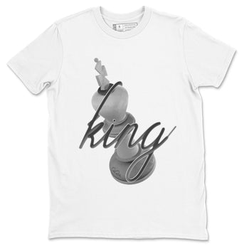 4s Wet Cement shirts to match jordans 3D King sneaker match tees Air Jordan 4 SE Wet Cement SNRT Sneaker Release Tees unisex cotton White 2 crew neck shirts
