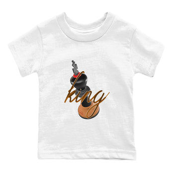 5s Archaeo Brown shirts to match jordans 3D King sneaker match tees Air Jordan 5 Archaeo Brown match shoes to clothes SNRT Sneaker Tees Youth Baby White 2 tee