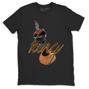 5s Archaeo Brown shirts to match jordans 3D King sneaker match tees Air Jordan 5 Archaeo Brown match shoes to clothes SNRT Sneaker Tees unisex cotton Black 2 shirts