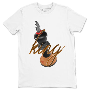 5s Archaeo Brown shirts to match jordans 3D King sneaker match tees Air Jordan 5 Archaeo Brown match shoes to clothes SNRT Sneaker Tees unisex cotton White 2 shirts