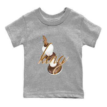 5s Golden Ticket shirts to match jordans 3D King best t shirts to wear with jordans Air Jordan 5 Golden Ticket match shoes to clothes SNRT Sneaker Tees Youth Baby Heather Grey 2 tee