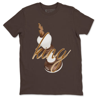 5s Golden Ticket shirts to match jordans 3D King best t shirts to wear with jordans Air Jordan 5 Golden Ticket match shoes to clothes SNRT Sneaker Tees unisex cotton Dark Chocolate 2 shirts