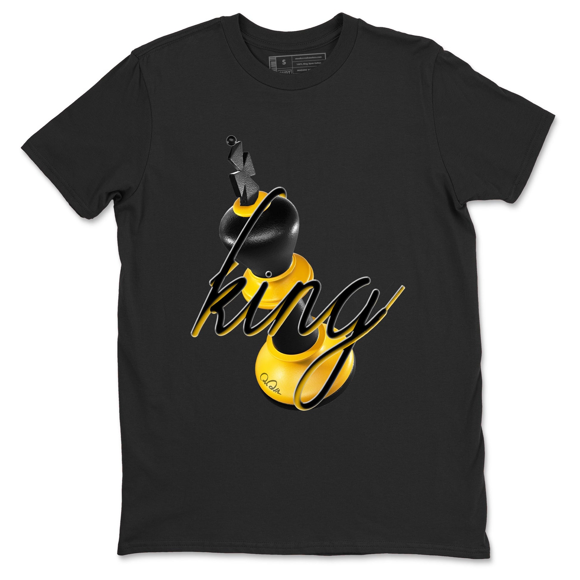5s Tokyo Sneaker match tees – Sneaker Tees To Match Air Jordan 5 Tokyo Shoes – 3D King Tee Black 2