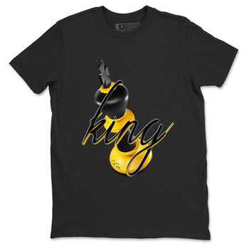 5s Tokyo Sneaker match tees – Sneaker Tees To Match Air Jordan 5 Tokyo Shoes – 3D King Tee Black 2