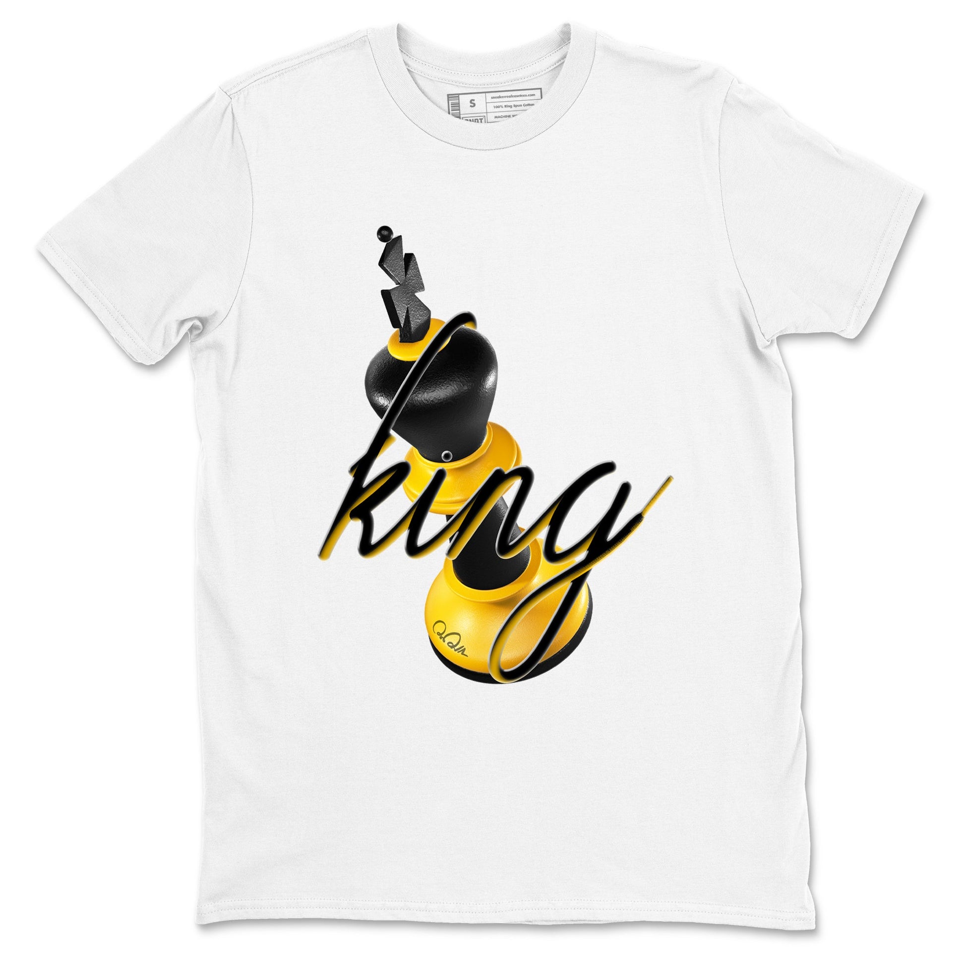 5s Tokyo Sneaker match tees – Sneaker Tees To Match Air Jordan 5 Tokyo Shoes – 3D King Tee White 2
