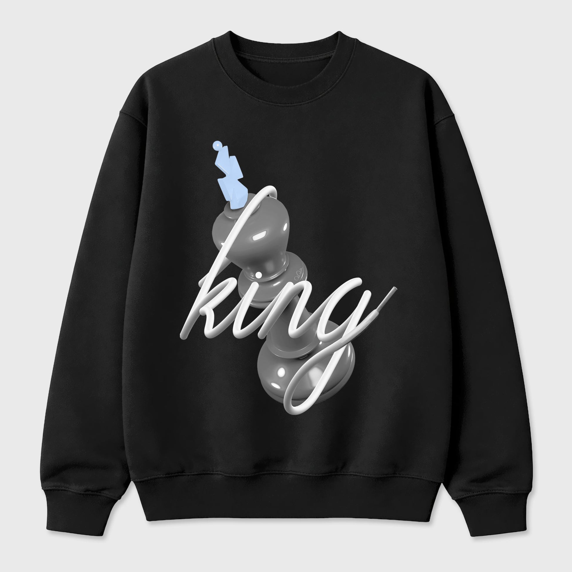 Sneaker outfits graphic tee – Sneaker Tees To Match Air Jordan 5 Wolf Grey Sneakers – 3D King Tee Black 2