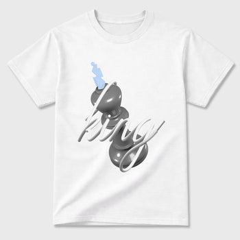 Sneaker outfits graphic tee – Sneaker Tees To Match Air Jordan 5 Wolf Grey Sneakers – 3D King Tee White 2