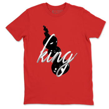 Sneaker match tees – Sneaker Tees To Match Air Jordan 6 Reverse Infrared Shoes – 3D King Tee Red 2