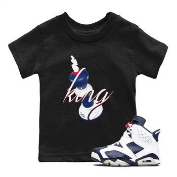 6s White And Midnight Navy shirts to match jordans 3D King sneaker match tees Air Jordan 6 White And Midnight Navy SNRT Sneaker Tees streetwear brand Baby and Youth Black 1 cotton tee