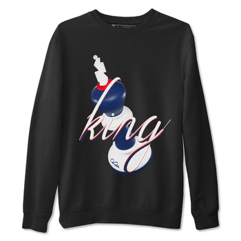 6s White And Midnight Navy shirts to match jordans 3D King sneaker match tees Air Jordan 6 White And Midnight Navy SNRT Sneaker Tees streetwear brand Black 2 unisex cotton tee
