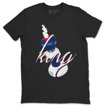 6s White And Midnight Navy shirts to match jordans 3D King sneaker match tees Air Jordan 6 White And Midnight Navy SNRT Sneaker Tees streetwear brand Black 2 unisex cotton tee