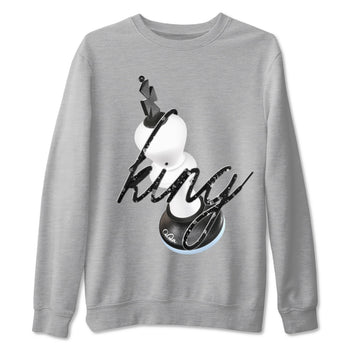 AJ6 White Black shirts to match jordans 3D King sneaker match tees Air Jordan 6 White Black SNRT Sneaker Tees streetwear brand Heather Grey 2 unisex cotton tee