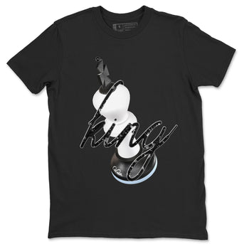 AJ6 White Black shirts to match jordans 3D King sneaker match tees Air Jordan 6 White Black SNRT Sneaker Tees streetwear brand Black 2 unisex cotton tee