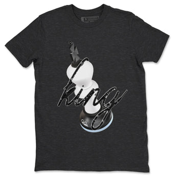AJ6 White Black shirts to match jordans 3D King sneaker match tees Air Jordan 6 White Black SNRT Sneaker Tees streetwear brand Charcoal Heather 2 unisex cotton tee