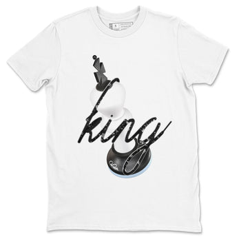 AJ6 White Black shirts to match jordans 3D King sneaker match tees Air Jordan 6 White Black SNRT Sneaker Tees streetwear brand White 2 unisex cotton tee