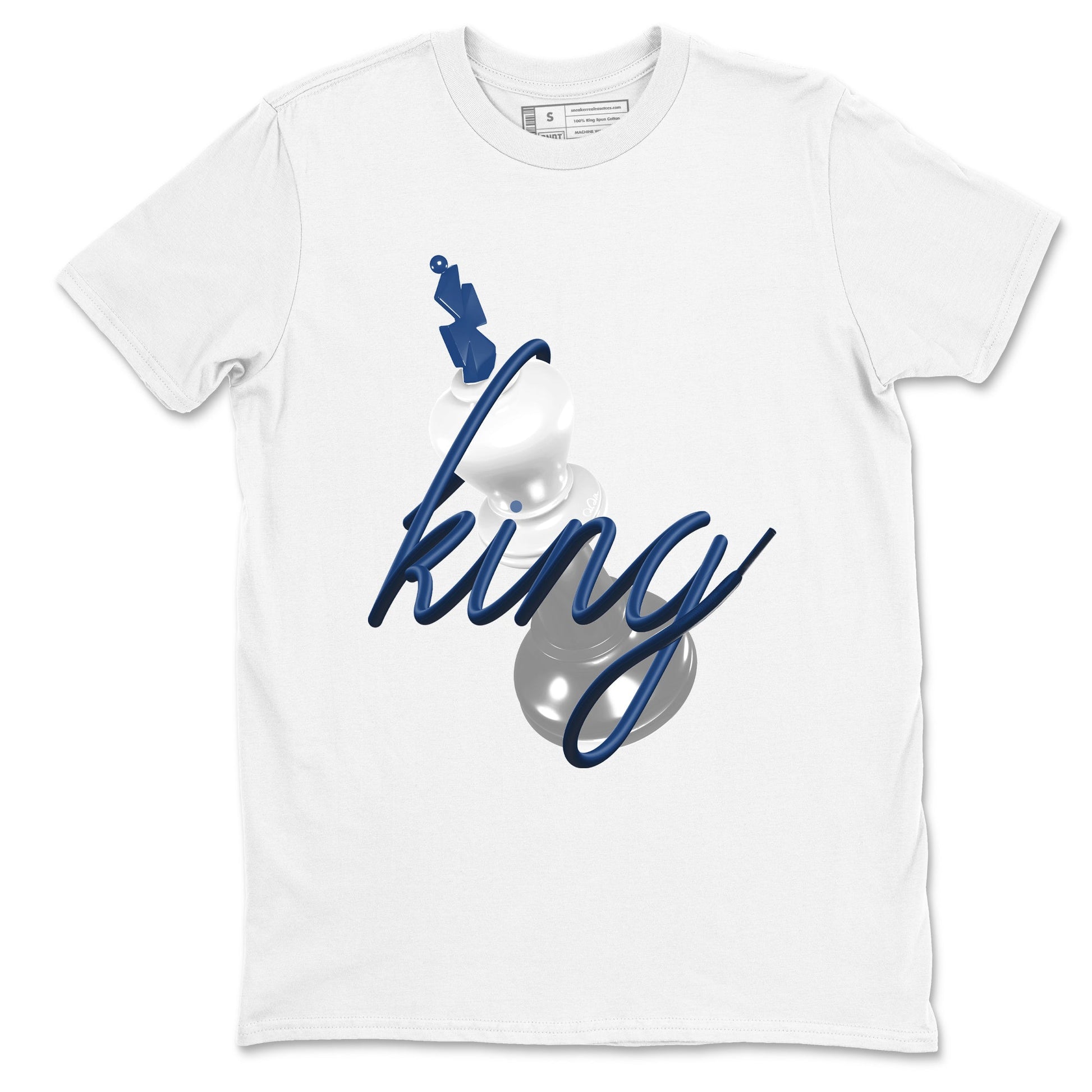 Sneaker match tees – Sneaker Tees To Match Air Jordan 9 Flint Grey Shoes – 3D King Tee White 2