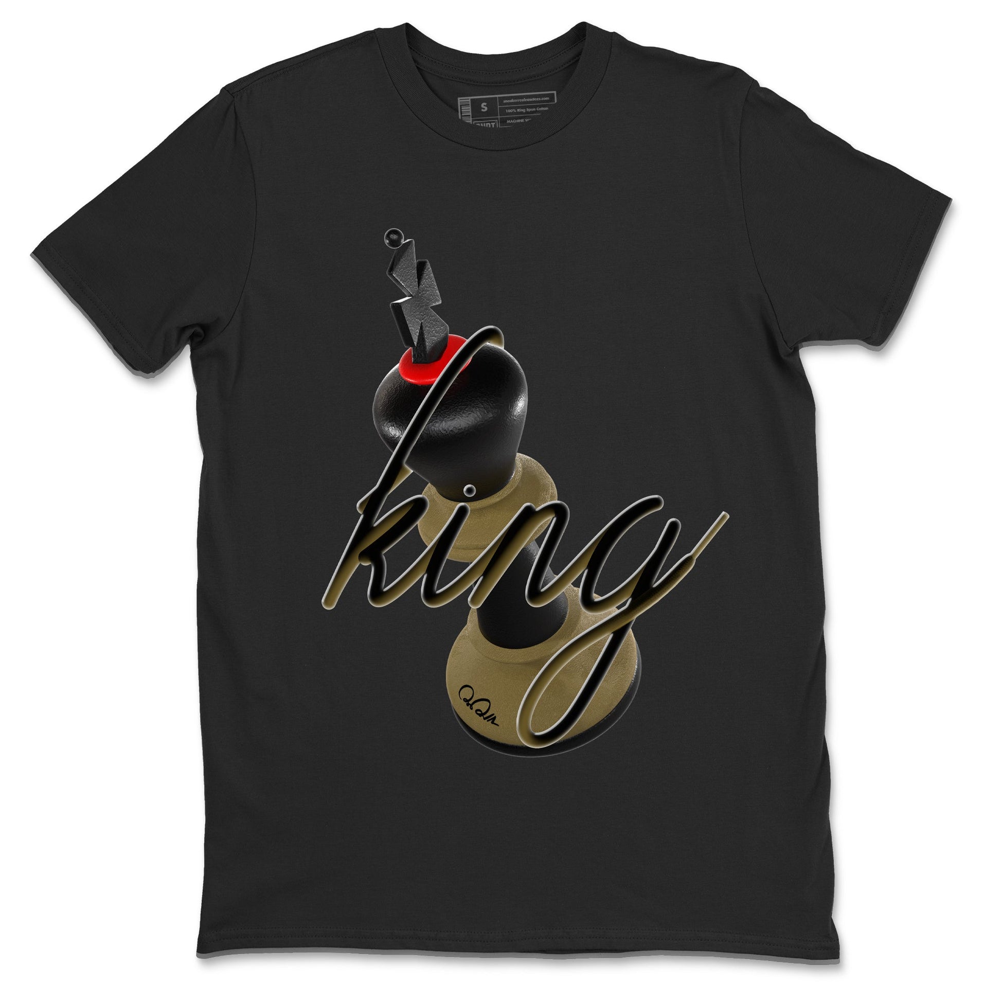 9s Olive shirts to match jordans 3D King sneaker match tees Air Jordan 9 Olive match shoes to clothes SNRT Sneaker Tees unisex cotton Black 2 shirts