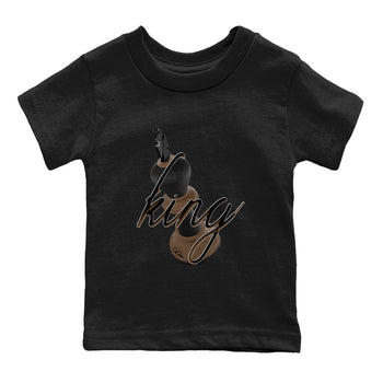 Jordan Jumpman Jack TR Travis Scott Dark Mocha shirts to match jordans 3D King sneaker match tees Jordan Jumpman Jack Travis Scott Dark Mocha match shoes to clothes SNRT Sneaker Tees Youth Baby Black 2 tee