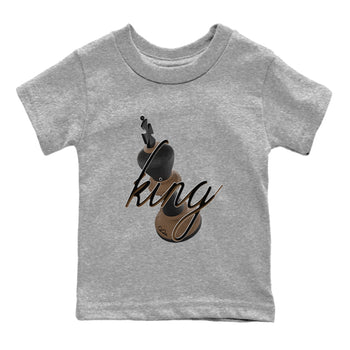 Jordan Jumpman Jack TR Travis Scott Dark Mocha shirts to match jordans 3D King sneaker match tees Jordan Jumpman Jack Travis Scott Dark Mocha match shoes to clothes SNRT Sneaker Tees Youth Baby Heather Grey 2 tee