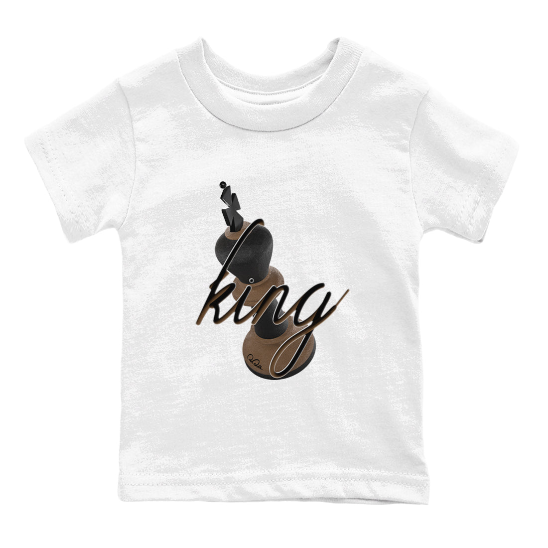Jordan Jumpman Jack TR Travis Scott Dark Mocha shirts to match jordans 3D King sneaker match tees Jordan Jumpman Jack Travis Scott Dark Mocha match shoes to clothes SNRT Sneaker Tees Youth Baby White 2 tee