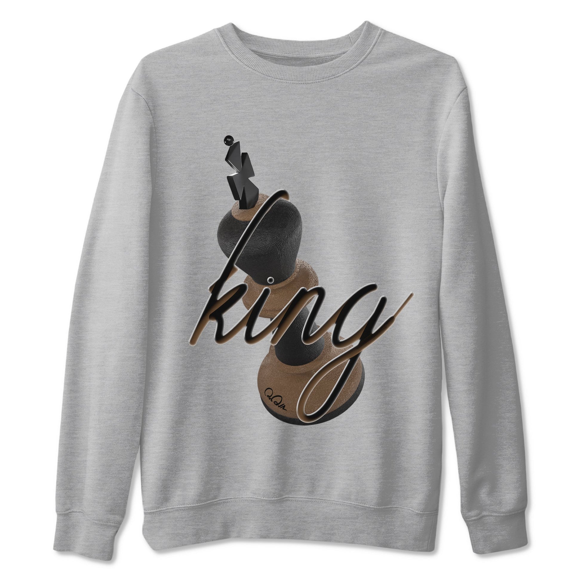 Jordan Jumpman Jack TR Travis Scott Dark Mocha shirts to match jordans 3D King sneaker match tees Jordan Jumpman Jack Travis Scott Dark Mocha match shoes to clothes SNRT Sneaker Tees unisex cotton Heather Grey 2 shirts