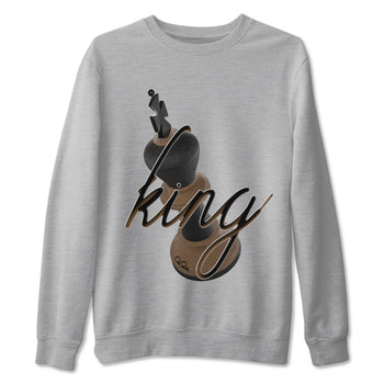 Jordan Jumpman Jack TR Travis Scott Dark Mocha shirts to match jordans 3D King sneaker match tees Jordan Jumpman Jack Travis Scott Dark Mocha match shoes to clothes SNRT Sneaker Tees unisex cotton Heather Grey 2 shirts