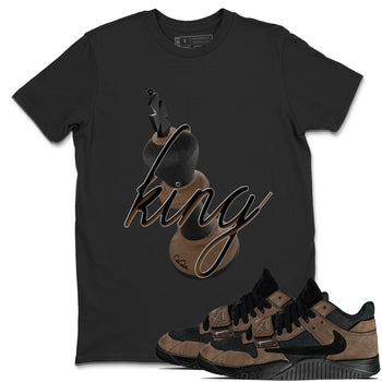 Jordan Jumpman Jack TR Travis Scott Dark Mocha shirts to match jordans 3D King sneaker match tees Jordan Jumpman Jack Travis Scott Dark Mocha match shoes to clothes SNRT Sneaker Tees unisex cotton Black 1 shirts