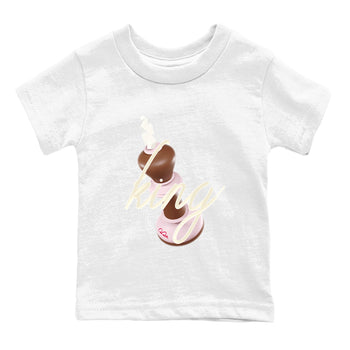 Dunk Cacao Wow And Pink Foam shirts to match jordans 3D King sneaker match tees Dunk Cacao Wow And Pink Foam SNRT Sneaker Tees streetwear brand Baby and Youth White 2 cotton tee