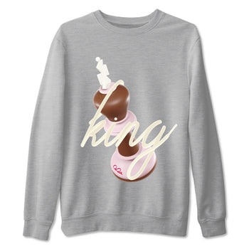Dunk Cacao Wow And Pink Foam shirts to match jordans 3D King sneaker match tees Dunk Cacao Wow And Pink Foam SNRT Sneaker Tees streetwear brand Heather Grey 2 unisex cotton tee