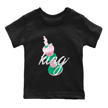Dunk Low Medium Soft Pink Malachite shirt to match jordans 3D King sneaker tees Dunk Retro SE Medium Soft Pink Malachite SNRT sneaker release tees baby toddler Black 2 cotton Shirt
