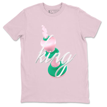 Dunk Low Medium Soft Pink Malachite shirt to match jordans 3D King sneaker tees Dunk Retro SE Medium Soft Pink Malachite SNRT Sneaker Release Tees unisex cotton Pink 2 crew neck shirt