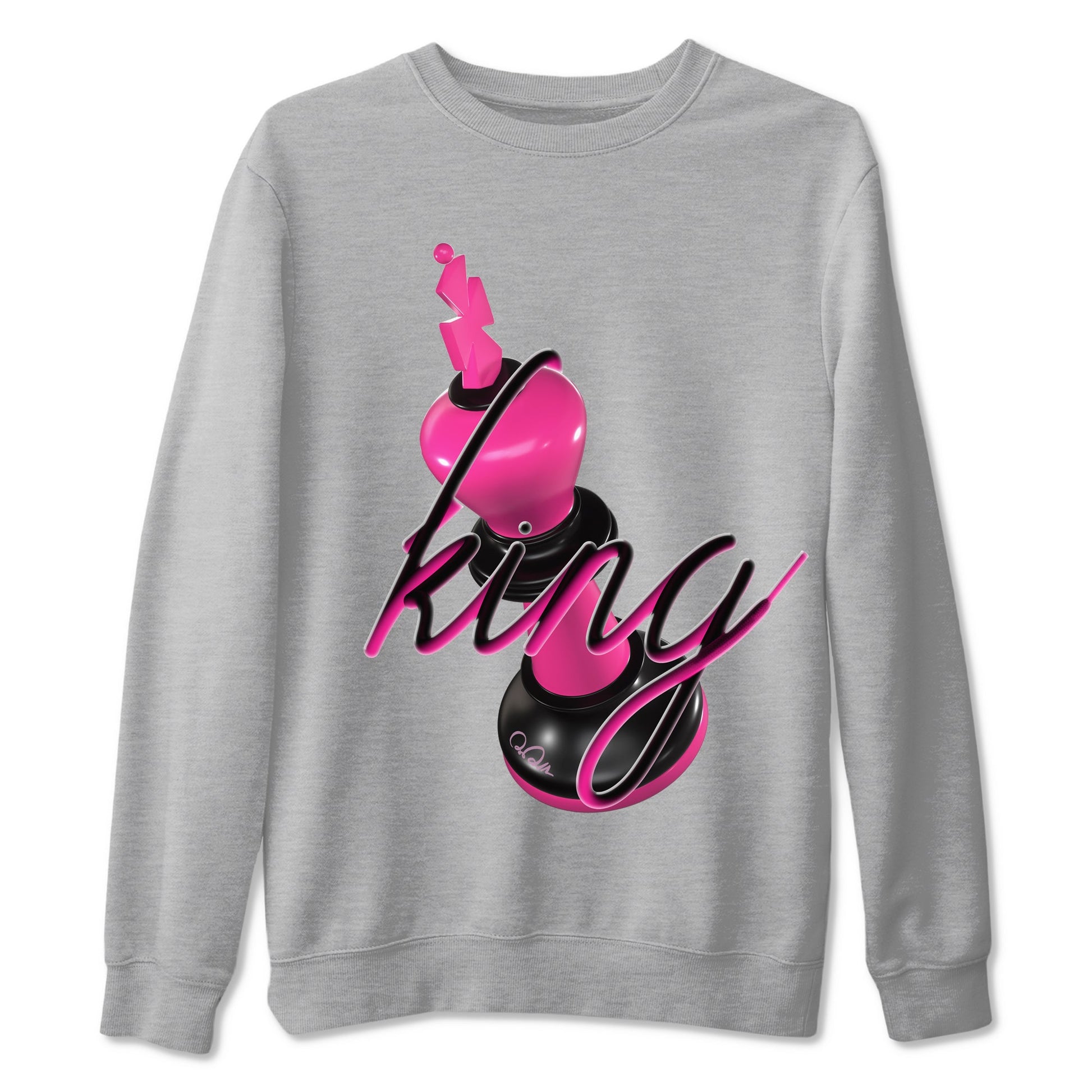 KD 4 Aunt Pearl shirts to match jordans 3D King graphic tees KD 4 Aunt Pearl t shirts to match sneakers SNRT Sneaker Tees unisex cotton Heather Grey 2 shirts