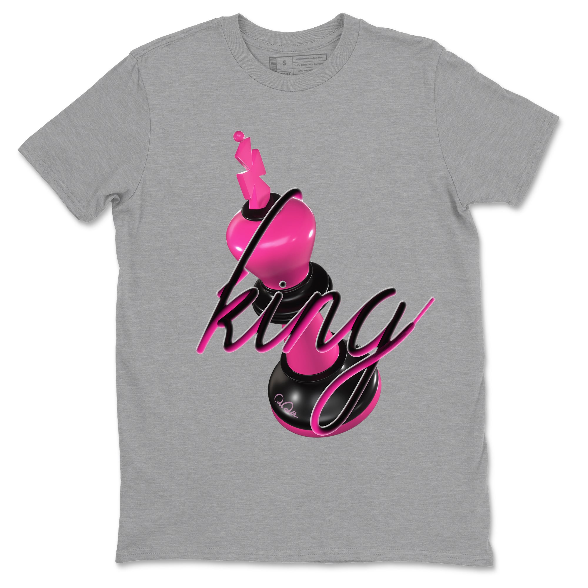 KD 4 Aunt Pearl shirts to match jordans 3D King graphic tees KD 4 Aunt Pearl t shirts to match sneakers SNRT Sneaker Tees unisex cotton Heather Grey 2 shirts