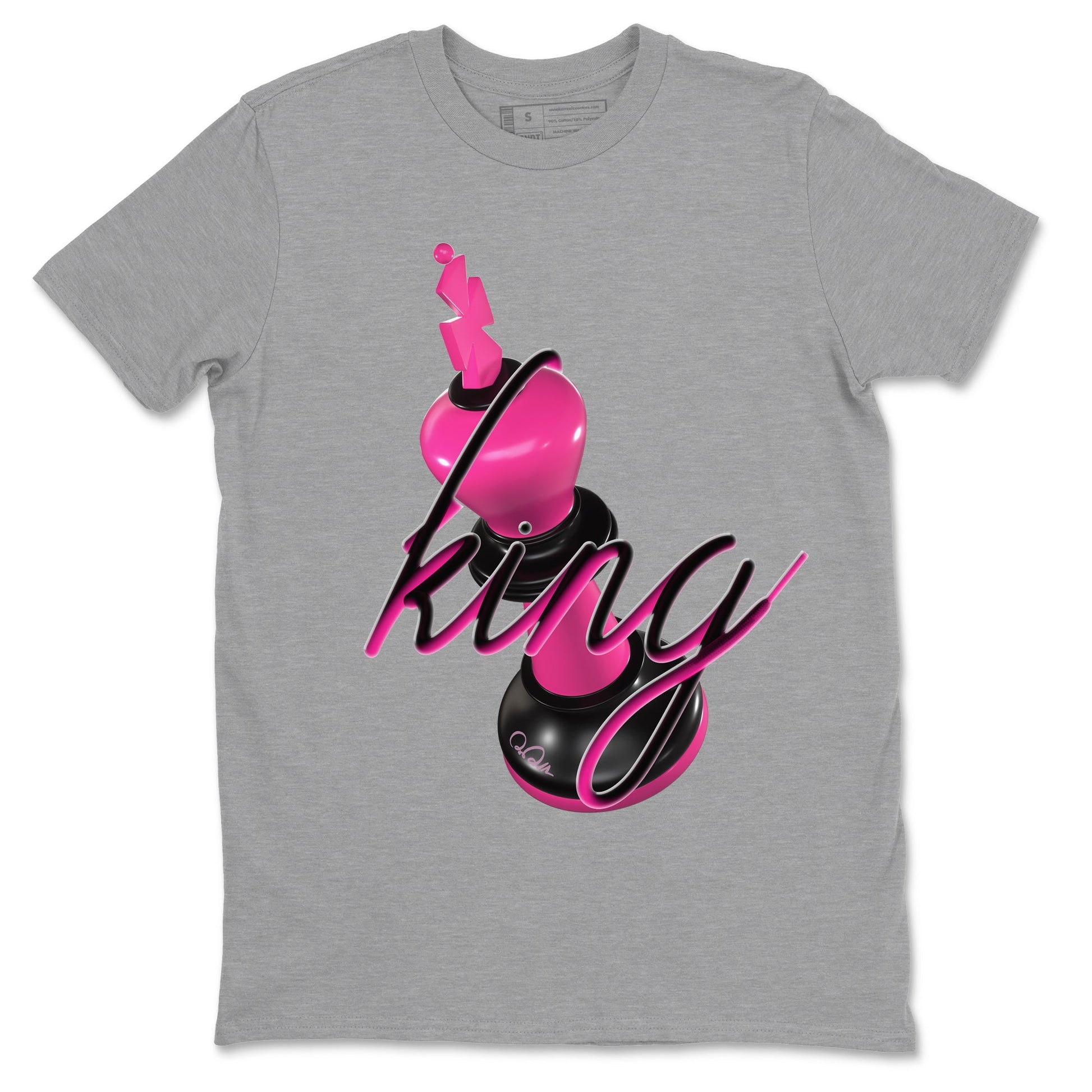 KD 4 Aunt Pearl shirts to match jordans 3D King graphic tees KD 4 Aunt Pearl t shirts to match sneakers SNRT Sneaker Tees unisex cotton Heather Grey 2 shirts