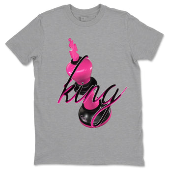 KD 4 Aunt Pearl shirts to match jordans 3D King graphic tees KD 4 Aunt Pearl t shirts to match sneakers SNRT Sneaker Tees unisex cotton Heather Grey 2 shirts