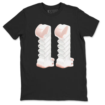 11s Legend Pink shirts to match jordans 3D Number 11 sneaker match tees Air Jordan 11 Legend Pink SNRT Sneaker Tees streetwear brand Black 2 unisex cotton tee