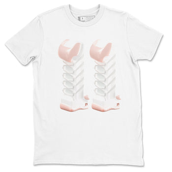 11s Legend Pink shirts to match jordans 3D Number 11 sneaker match tees Air Jordan 11 Legend Pink SNRT Sneaker Tees streetwear brand White 2 unisex cotton tee