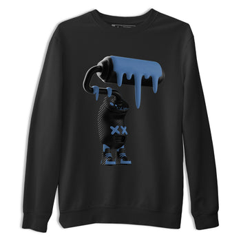 Sneaker Threads – Sneaker Tees To Match Air Foamposite One Carbon Fiber – 3D Paint Roller Graphic Tee Black 2. Perfect for Jordan releases 2025 colorways.