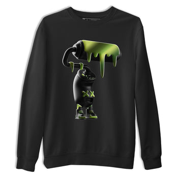 Best Christmas gifts for sneakerheads - Sneaker Tees To Match Air Foamposite One Pine Green Sneakers – 3D Paint Roller Tee Black 2