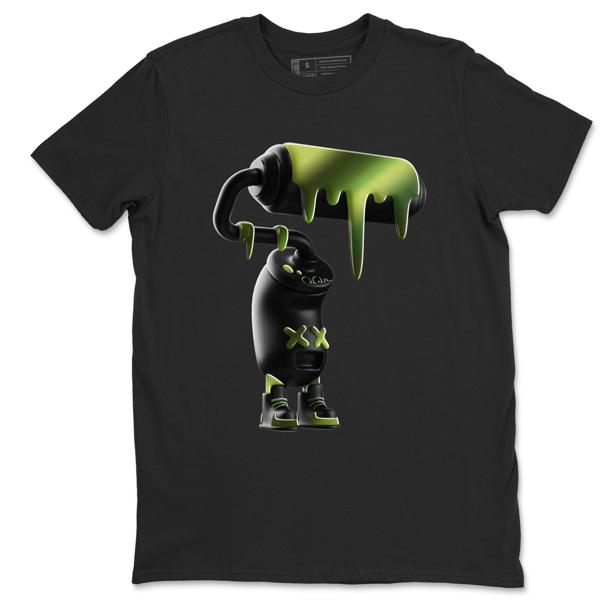 Best Christmas gifts for sneakerheads - Sneaker Tees To Match Air Foamposite One Pine Green Sneakers – 3D Paint Roller Tee Black 2