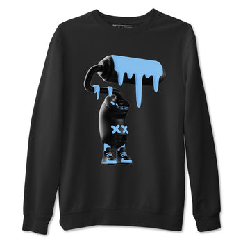 3D Paint Roller sneaker match t-shirt styled to complete your fit with the Air Foamposite One Psychic Blue sneakers, shown in Black 2.