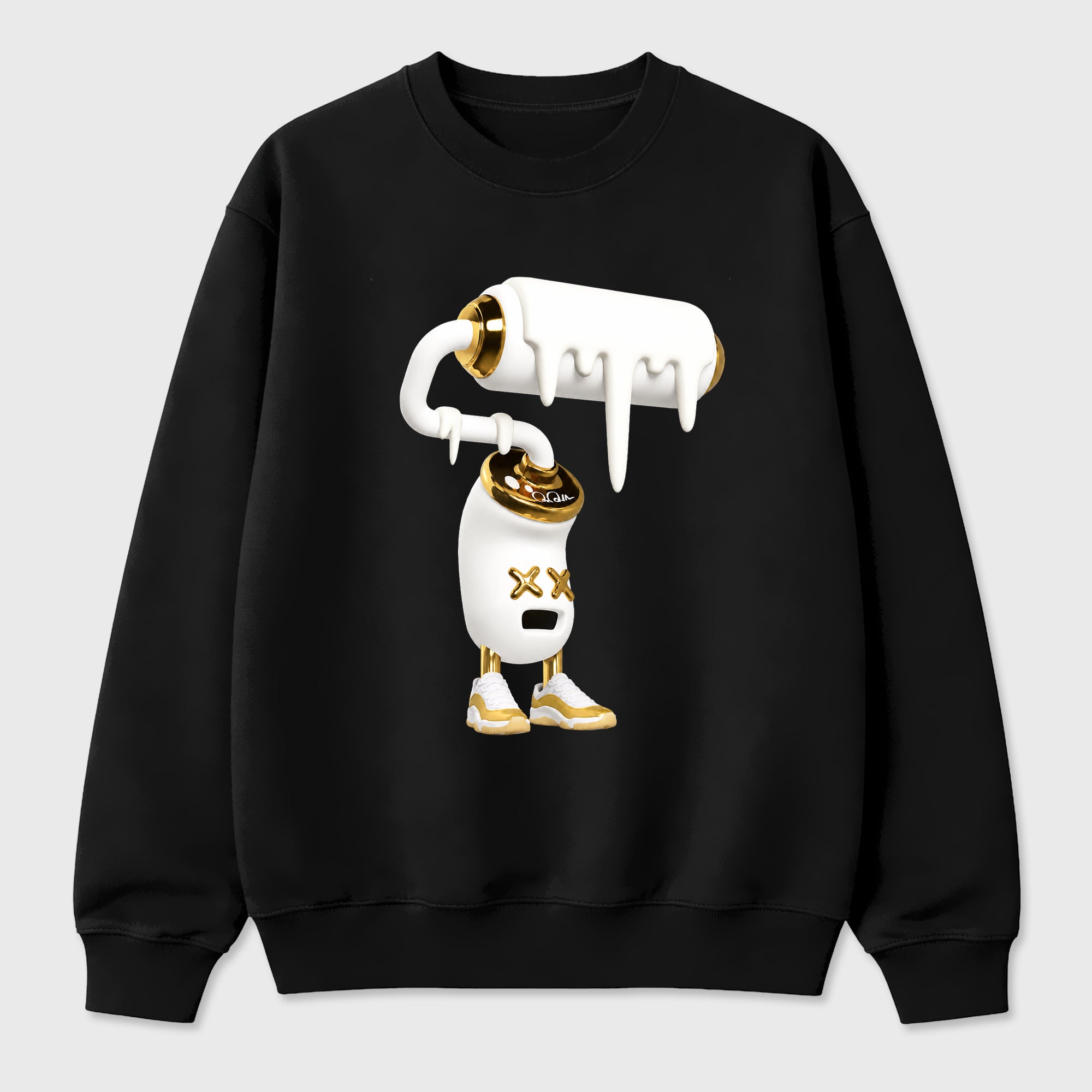 3D Paint Roller Graphic T-Shirt sneaker match tee designed for the Air Jordan 11 Mother's Day, featuring coordinated color options for a perfect streetwear match. Black 2 shirt.