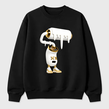 3D Paint Roller Graphic T-Shirt sneaker match tee designed for the Air Jordan 11 Mother's Day, featuring coordinated color options for a perfect streetwear match. Black 2 shirt.